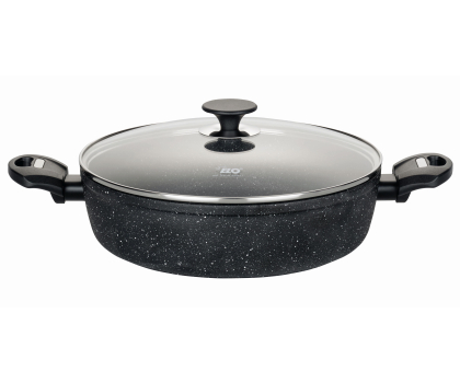 Patelnia i wok ELO Patelnia aluminiowa GRANIT EVOLUTION 28cm -czarna (11061248)